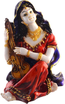 

Webelkart Beautiful Rajasthani Lady Decorative Showpiece - 16.51 cm(Polyresin, Multicolor)