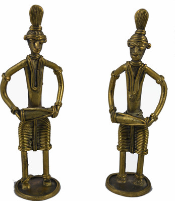 

NAKSHASUTRA Decorative Showpiece - 16.5 cm(Alloy, Gold)