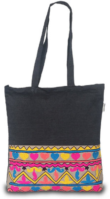 

Pickpocket Women Casual Multicolor Canvas Tote