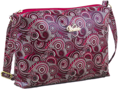 

voaka Girls Casual Red PU Sling Bag
