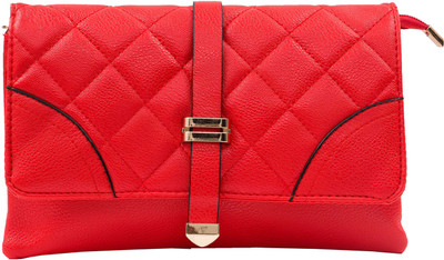 

Vincitore Women Casual Red Nylon Sling Bag