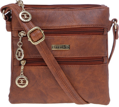 

Esbeda Women Casual Tan PU Sling Bag