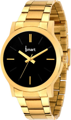 

Ismart Men & Boys Golden Analog Wrist Watch White Smartwatch(Gold Strap 1)