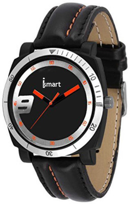 

Ismart Men & Boys Analog Wrist Watch Silver Smartwatch(Black Strap 1)