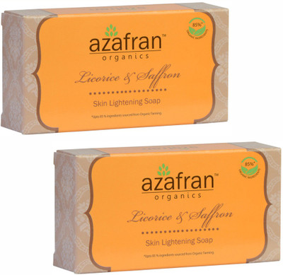 

Azafran Licorice & Saffron Skin Lightening Soap(100 g, Pack of 2)