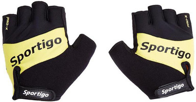 

Sportigo PRO-X GYM Gloves Black/Neon Yellow Gym & Fitness Gloves (, Multicolor