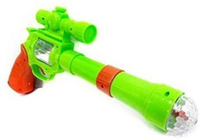 

SuperToy Musical Colorful Light Electric Toy Gun For Kids(Multicolor)
