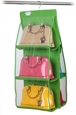 

Sellus 6 Pocket Hanging Purse Organizer Hanging Bag(Green)