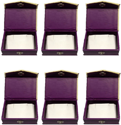 

Addyz pack of 6 single pair Big hanging Earring, Tops, studs jewellery Vanity Box(Purple, Ivory)