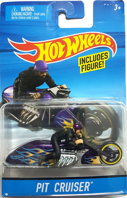 

Hot Wheels Pit Cruiser 1:64 Scale Bike With Rider(Multicolor)
