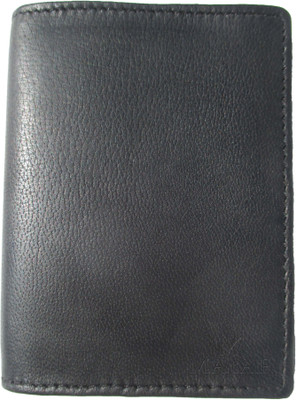 

MAtAF Men Black Genuine Leather Wallet(4 Card Slots)