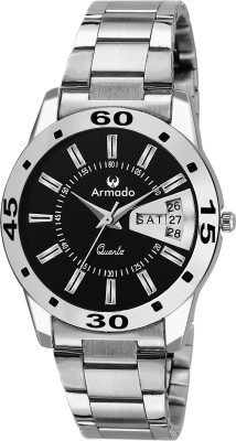 Armado AR-LDS-098-BLK Stylish Day n Date Series Watch  - For Girls   Watches  (Armado)