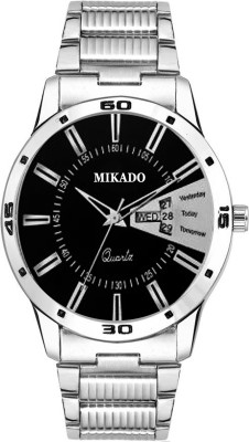 Mikado New Men's black dial day and date function watch for men's Watch  - For Men   Watches  (Mikado)