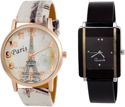 ReniSales PARIS EIFFEL TOWER STYLISH MULTICOLOR DIAL GIRL WATCH COMBO75 Watch  - For Girls   Watches  (ReniSales)