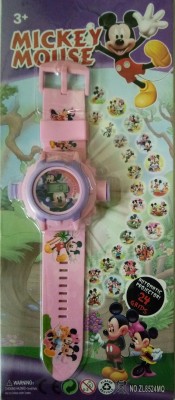 Kaira Mickey Mouse Projector Watch for Boys and Girls with 24 Images Watch  - For Boys & Girls   Watches  (Kaira)