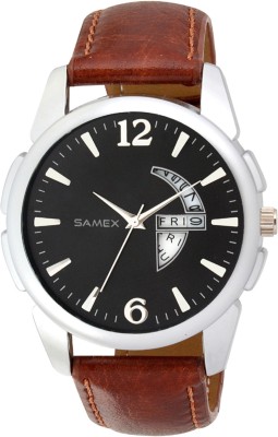 SAMEX STYLISH LATEST FASHIONABLE BRANDED TITA BEST FASHIONABLE FAST SELLING DAY DATE DISCOUNTED SALES PRICE DEALS Watch  - For Men   Watches  (SAMEX)
