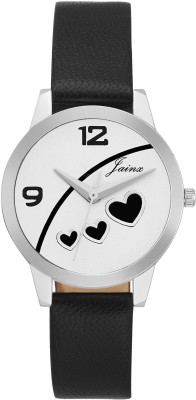 JAINX JW578 Heart Pattern White Dial Watch  - For Women   Watches  (Jainx)