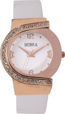 

Horra PB817FLW14 Reina Series White Dial Analog Watch - For Women