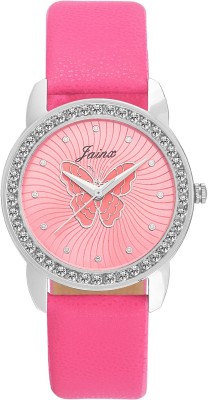 JAINX JW571 Butterfly Pink Dial Watch  - For Women   Watches  (Jainx)