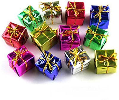 

Aarav international Miniature Faux Gift Box pack of 24 pieces for home / office christmas tree decoration Hanging Candy Cane (Pack of 24) Hanging Candy Cane Pack of 24
