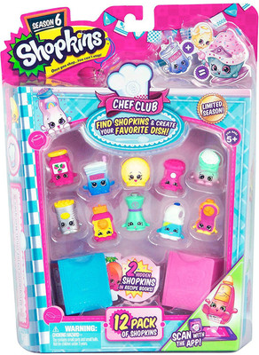 

Shopkins Shopkins Season 6 Chef Club, 12 Pack (Styles May Vary)(Multicolor)