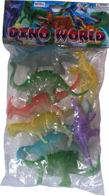 kidoz kingdom DINOSAURS 8 PCS SMALL FIGURES(Multicolor)