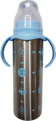 

GoodStart Baby Feeding Bottle in Stainless Steel with Thermal Insulation 4 months - 12 years - 240 ml(Blue)
