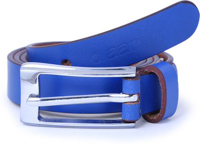 

daarlinn Women Casual Blue Genuine Leather Belt