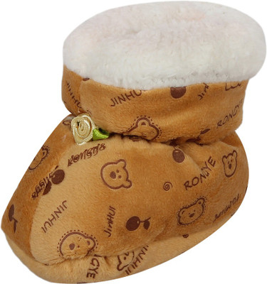 

BabyShower Booties(Toe to Heel Length - 10 cm Brown)