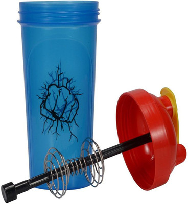 

Giftipedia Knock Out Punch 700 ml Shaker(Pack of 1, Red, Blue), Blue;red