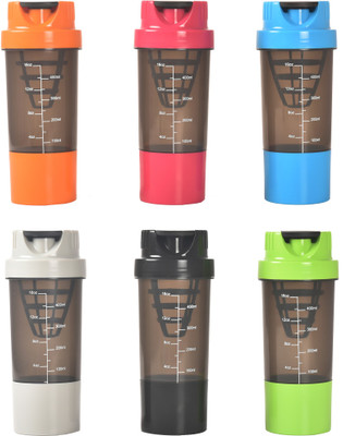

HAANS Shakeit Combo 3000 ml Shaker(Pack of 6, Multicolor)