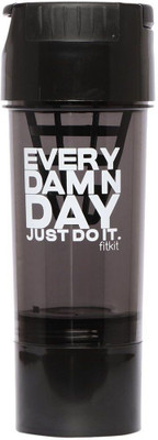 

Giftipedia Tornado Soot Black Shaker Bottle 500 ml Shaker(Pack of 1, Black)