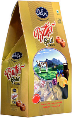 

Oshon Butter Gold, 120 Pieces Box Real Butter, Fresh Cream Candy