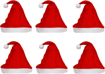 JAMBOREE Santa Cap Cap(Pack of 6)