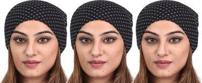 69GAL Printed Skull Cap Cap(Pack of 3)