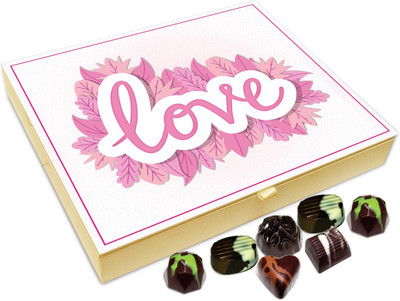 

Chocholik Gift Box - I Knew What Love Is Since I Met You Chocolate Box - 20pc Truffles(240 g)