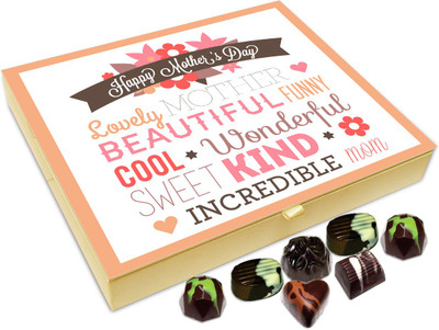 

Chocholik Gift Box - You Are My Incredible Mom Chocolate Box - 20pc Truffles(240 g)