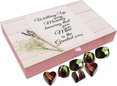 

Chocholik Gift Box - Knowing That You Are Mine Is The Greatest Chocolate Box - 12pc Truffles(144 g)