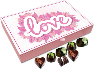 

Chocholik Gift Box - I Knew What Love Is Since I Met You Chocolate Box - 12pc Truffles(144 g)