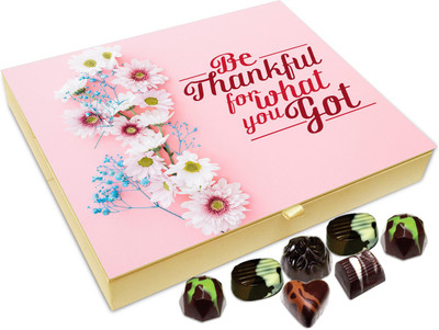 

Chocholik Gift Box - Be Thankful For What You Got Chocolate Box - 20pc Truffles(240 g)