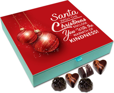 

Chocholik Christmas Gift Box - Wish The Christmas Enclose You With The Warmth Of Kindness Chocolate Box - 9pc Truffles(108 g)