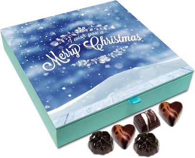 

Chocholik Christmas Gift Box - I Wish You A Merry Christmas Chocolate Box - 9pc Truffles(108 g)