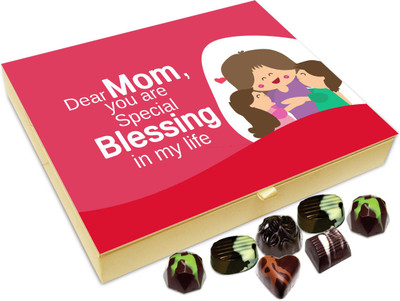 

Chocholik Gift Box - Dear Mom You Are Special Blessing In My Life Chocolate Box - 20pc Truffles(240 g)