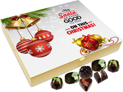 

Chocholik Christmas Gift Box - May Santa Be Extra Good To You On Christmas Chocolate Box - 20pc Truffles(240 g)