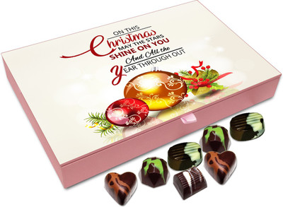 

Chocholik Christmas Gift Box - May The Stars Shine On You This Christmas Chocolate Box - 12pc Truffles(144 g)