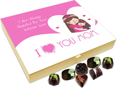 

Chocholik Gift Box - I Am Always Grateful For Your Infinite Love Chocolate Box - 20pc Truffles(240 g)