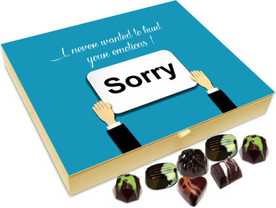 

Chocholik Gift Box - I Never Wanted To Hurt Your Emotions Chocolate Box - 20pc Truffles(240 g)