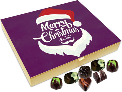

Chocholik Christmas Gift Box - Merry Christmas Dad Chocolate Box - 20pc Truffles(240 g)