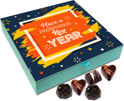 

Chocholik New Year Gift Box - Have A Prosperous New Year Chocolate Box - 9pc Truffles(108 g)