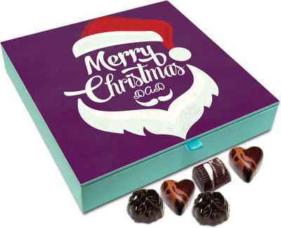 

Chocholik Christmas Gift Box - Merry Christmas Dad Chocolate Box - 9pc Truffles(108 g)